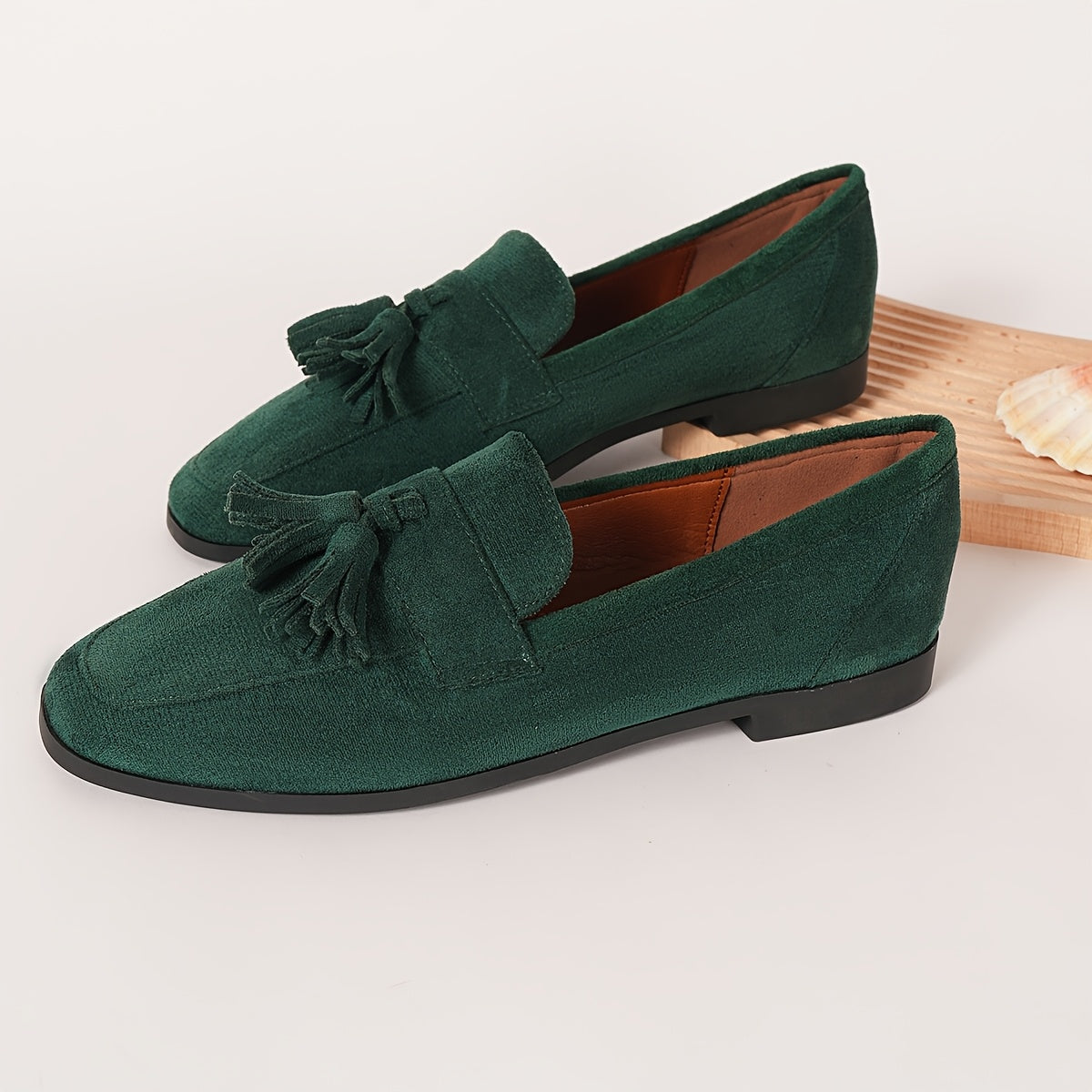 Aurielle | Vintage Tassel Comfort Flats