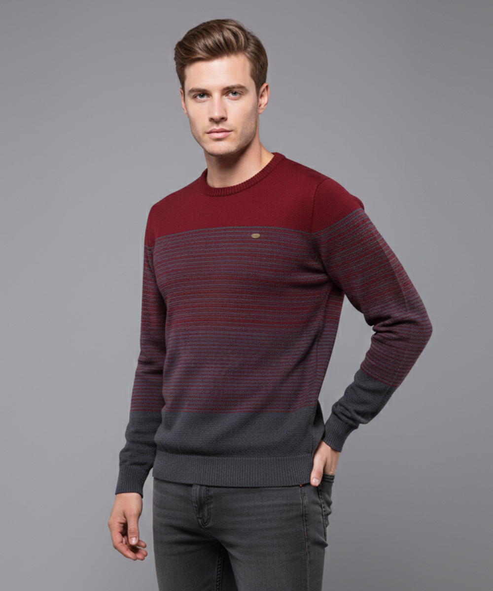 Alaric | Modern Half-Zip Knit Sweater