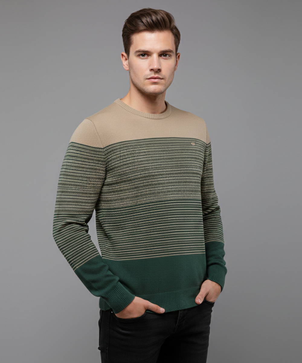 Alaric | Modern Half-Zip Knit Sweater