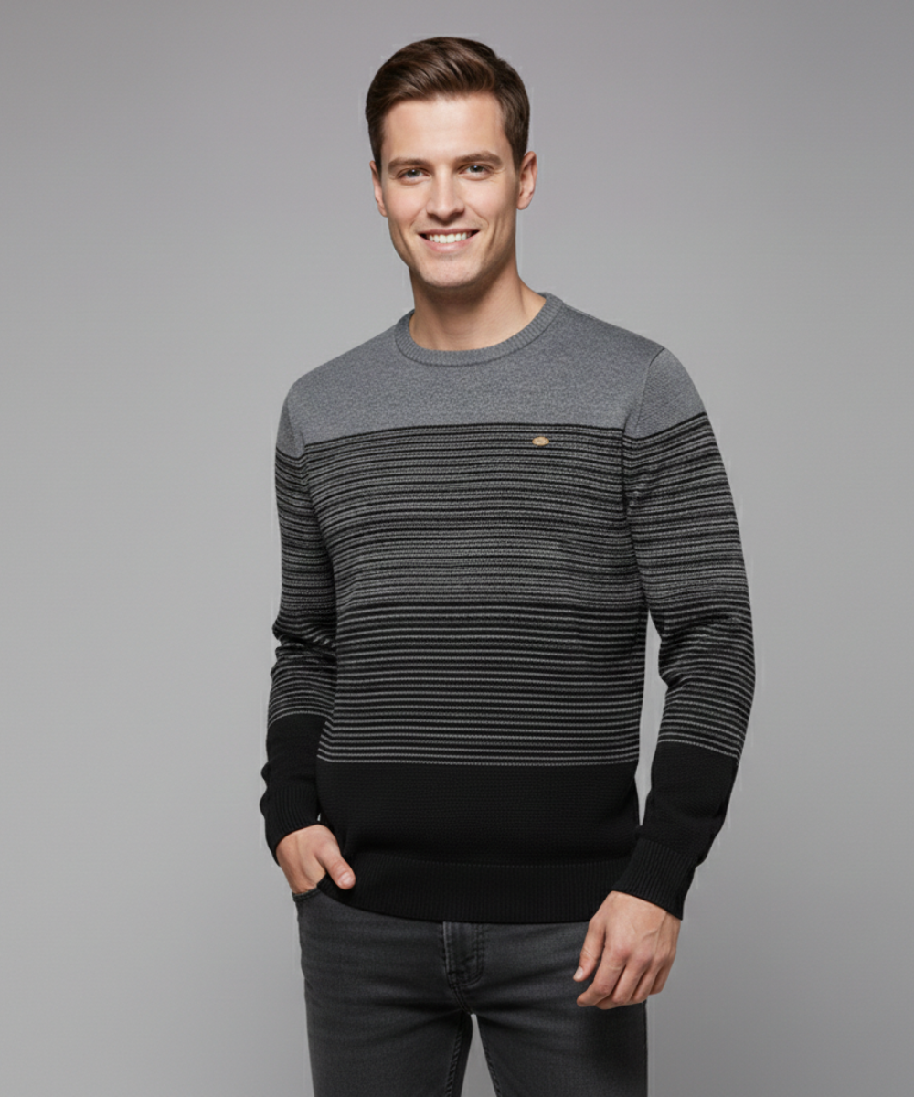 Alaric | Modern Half-Zip Knit Sweater