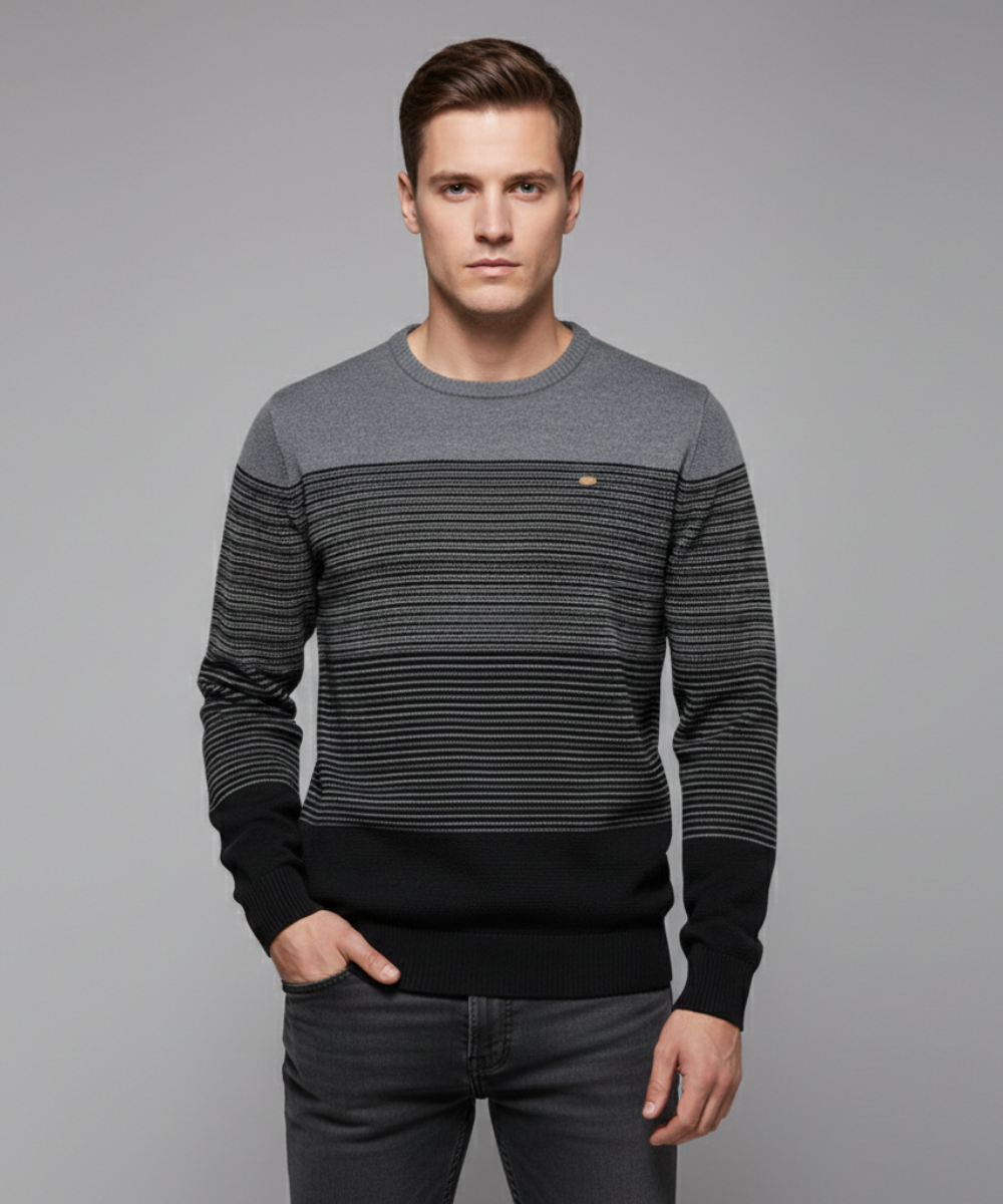 Alaric | Modern Half-Zip Knit Sweater