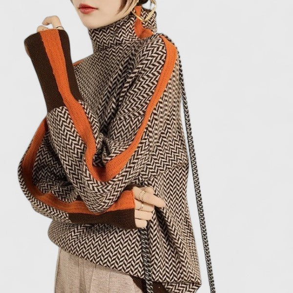 Celestine | Classic Turtleneck Knit Sweater