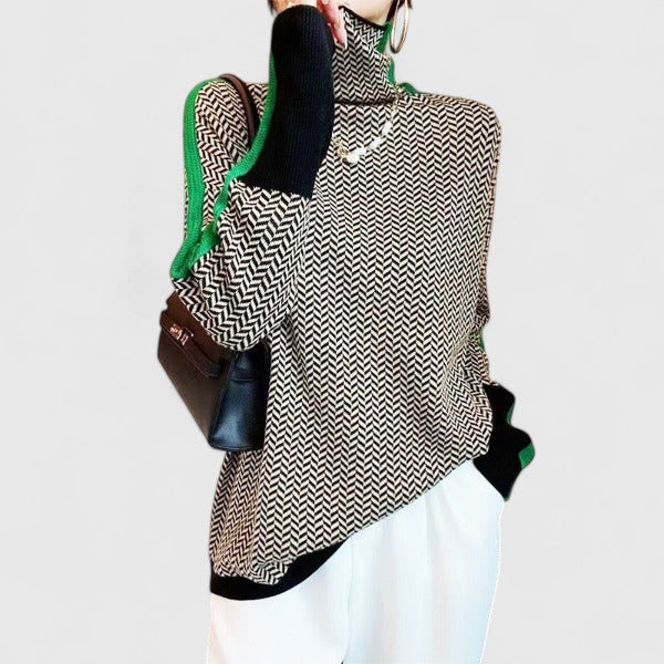 Celestine | Classic Turtleneck Knit Sweater