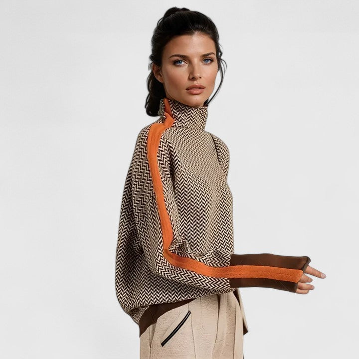 Celestine | Classic Turtleneck Knit Sweater