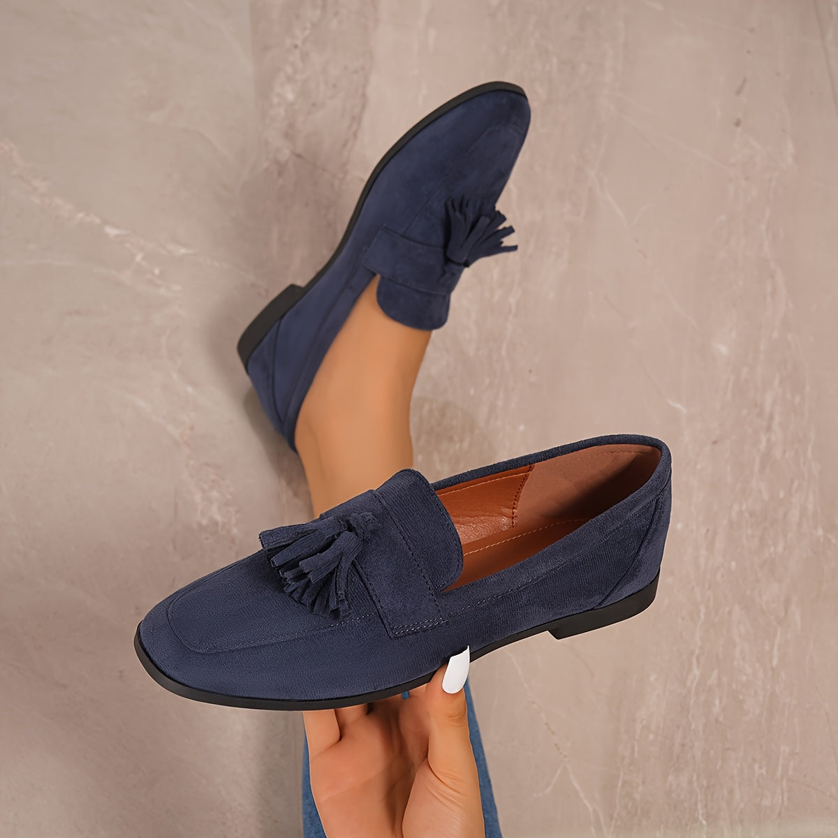 Aurielle | Vintage Tassel Comfort Flats