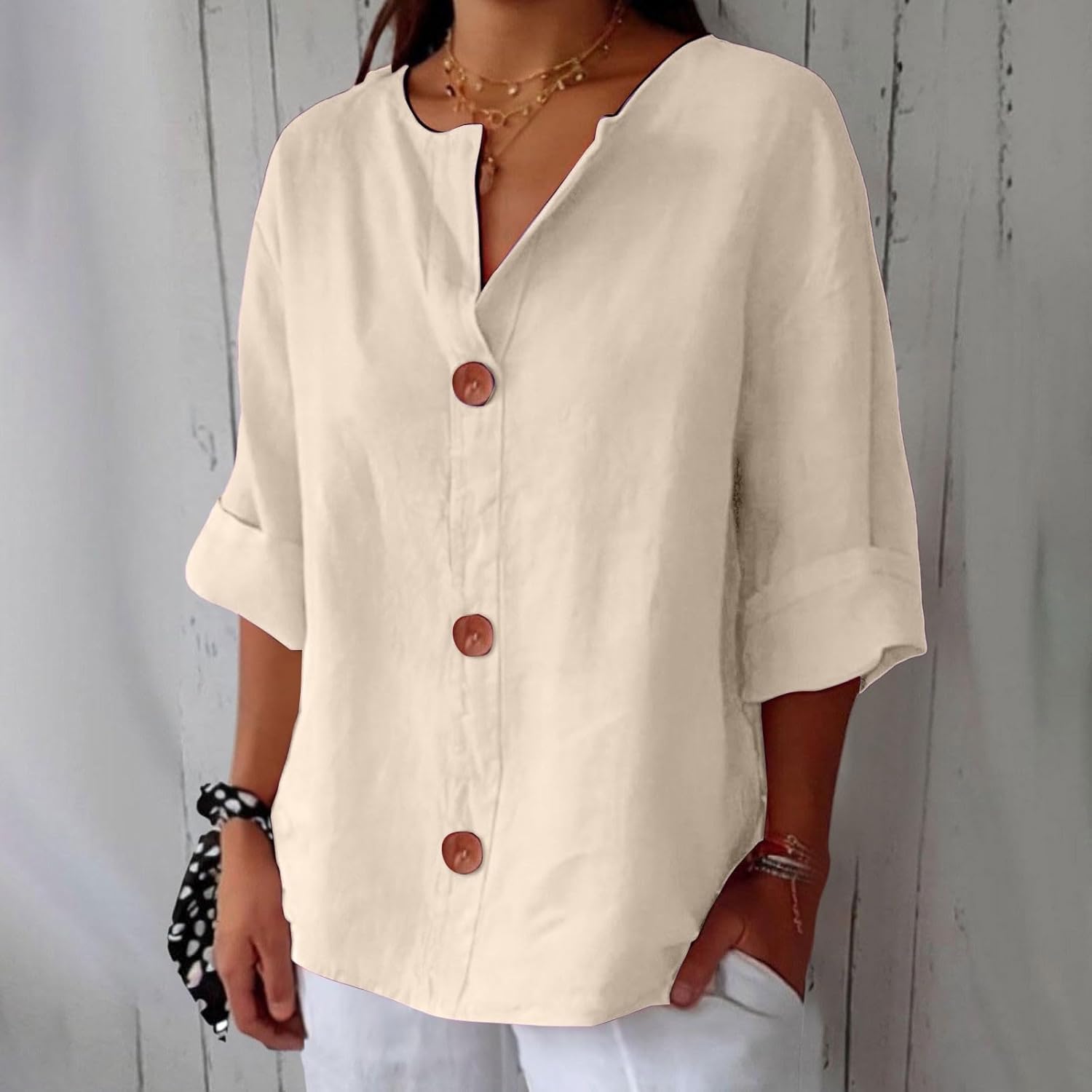 Ciara | Breathable Linen Elegance Shirt