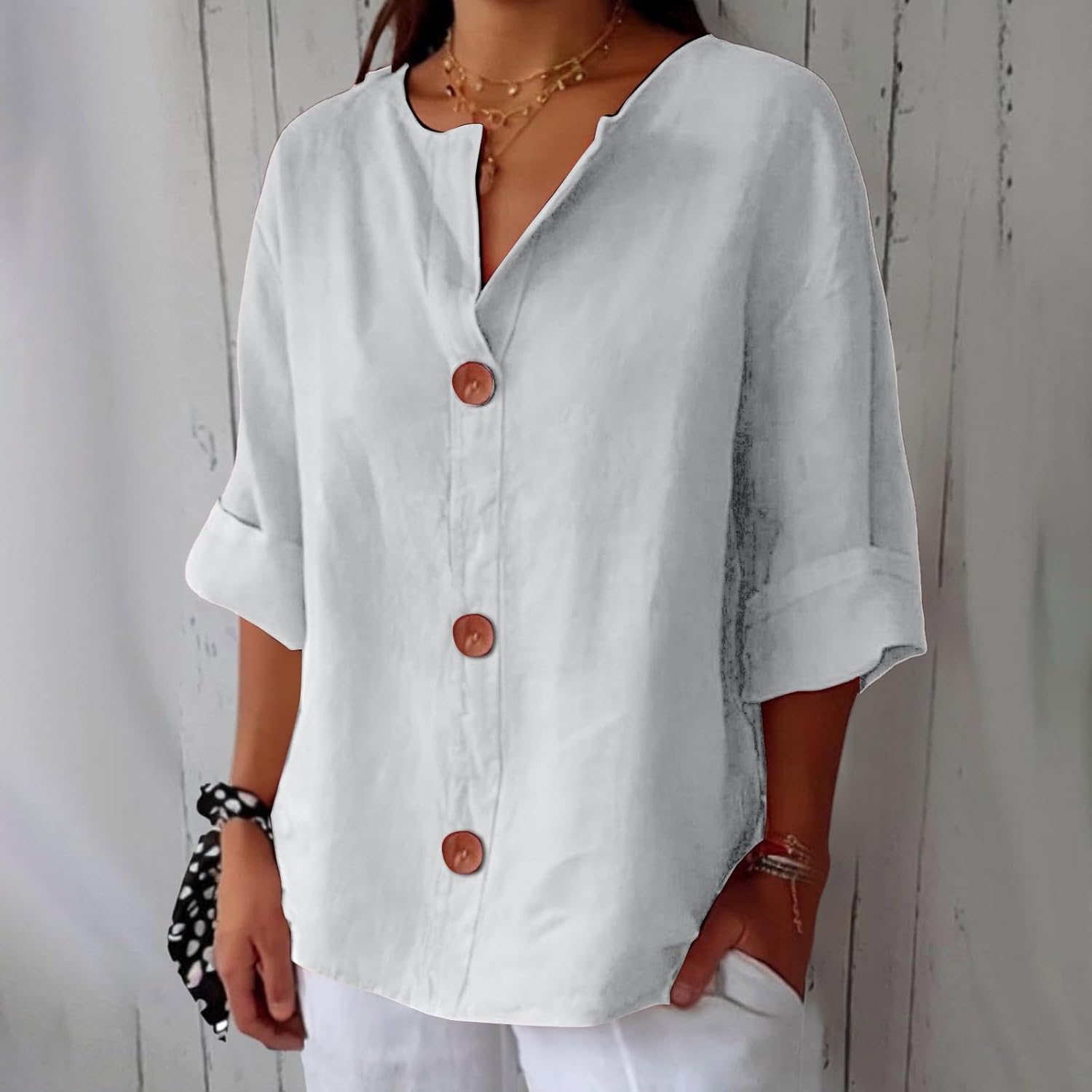 Ciara | Breathable Linen Elegance Shirt