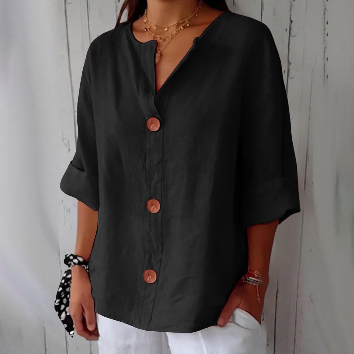 Ciara | Breathable Linen Elegance Shirt