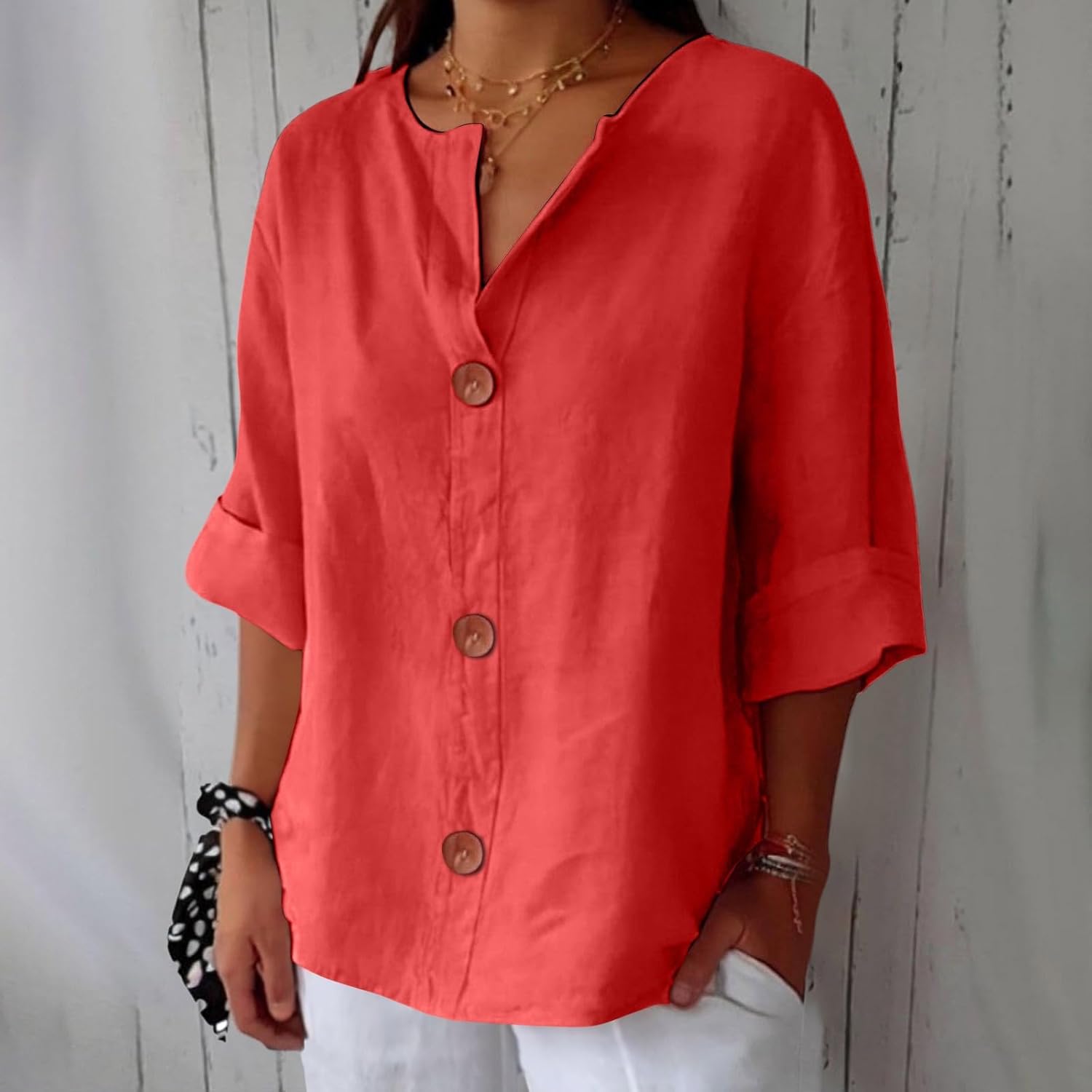 Ciara | Breathable Linen Elegance Shirt