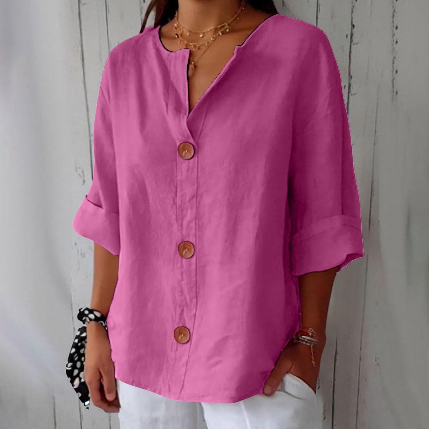 Ciara | Breathable Linen Elegance Shirt