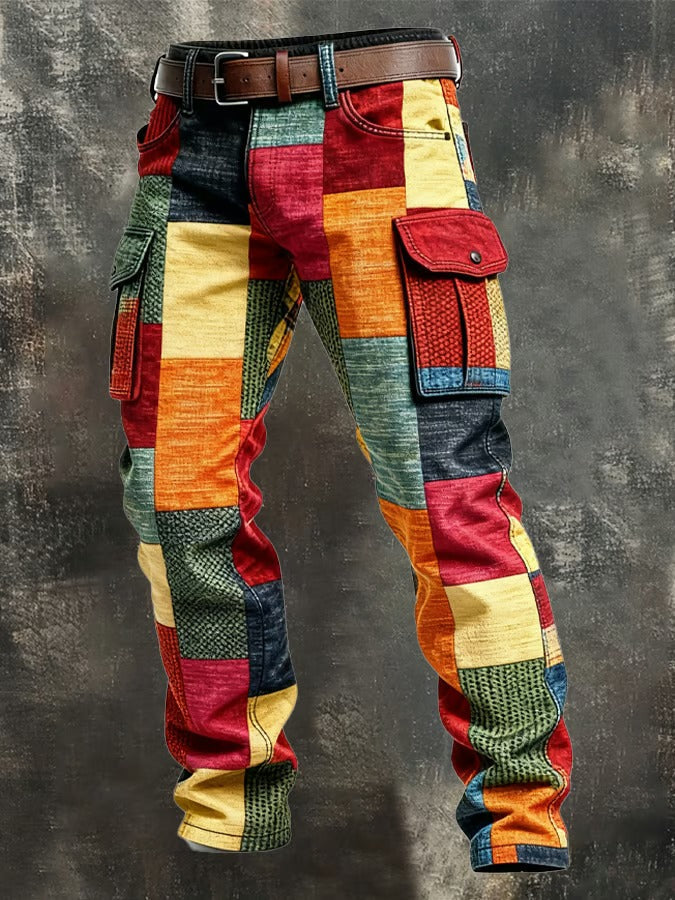 Calden | Street-Style Patchwork Cargo Pants